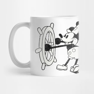 Steamboat Willie Faded Vintage Aesthetic Mug